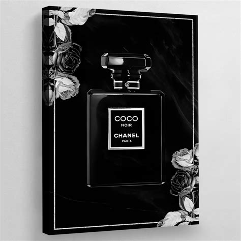 chanel perfume wall art